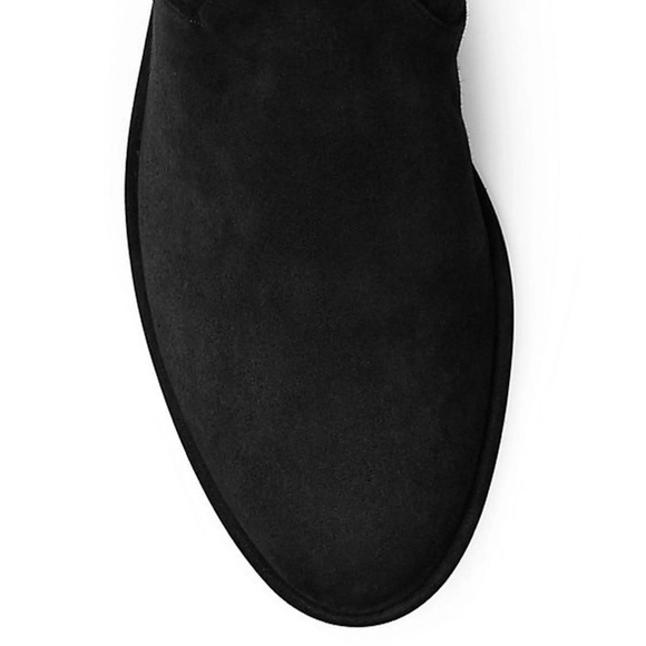 New Stuart Weitzman Lowland Black Suede Over The Knee Boots Retail $895 Size 8.5 - Picture 2 of 4